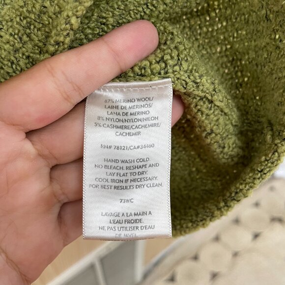 Eileen Fisher Green Sweater Size S - Picture 3 of 4